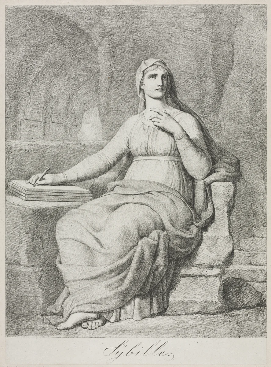Sybille by Simon Petrus Klotz, print, 1803