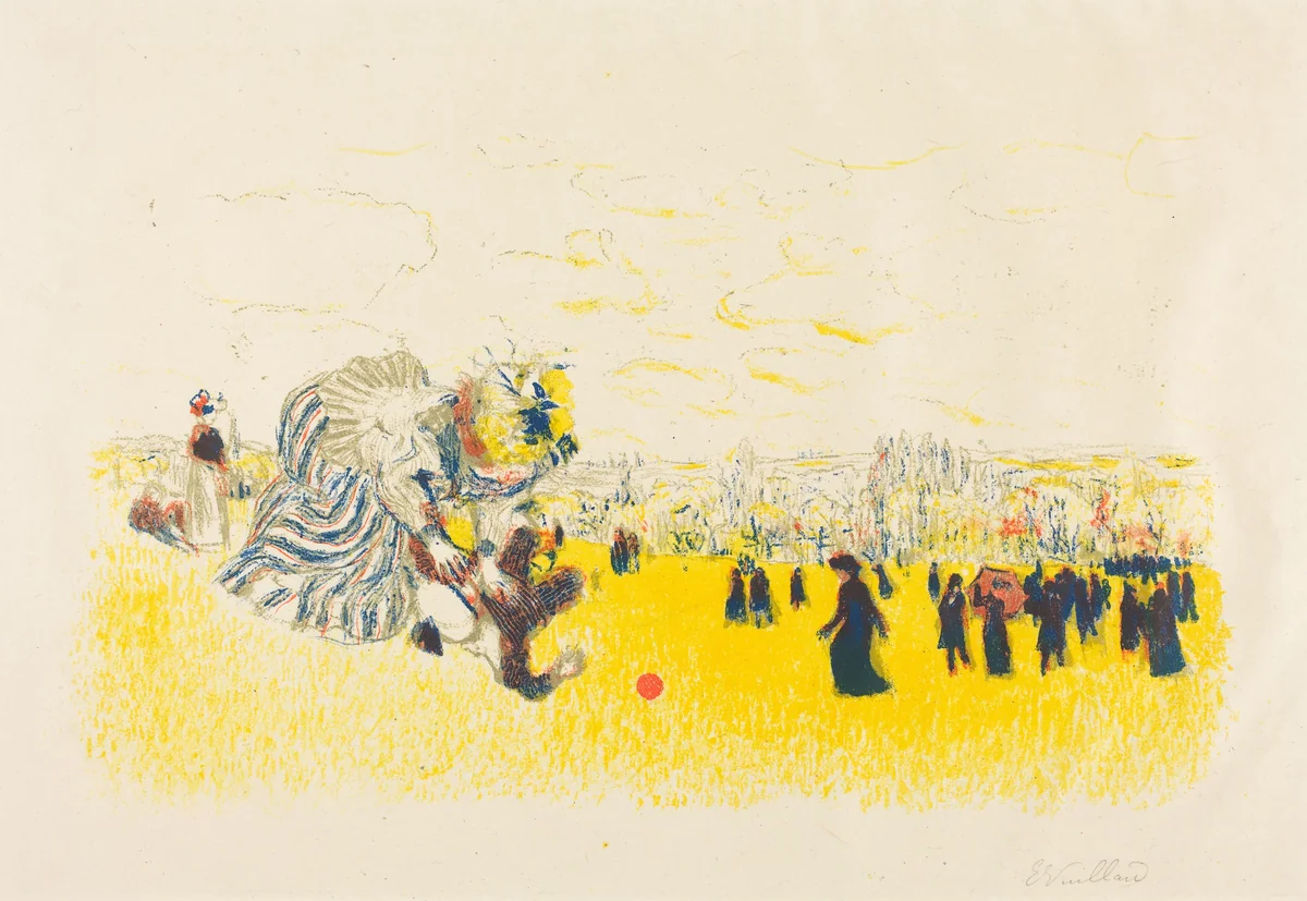 Children's Pastime (Jeux d'enfants) by Edouard Vuillard, print, 1897