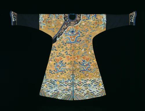 Woman's Jifu (Semiformal Court Robe) by Manchu China, textile, 1790-1820