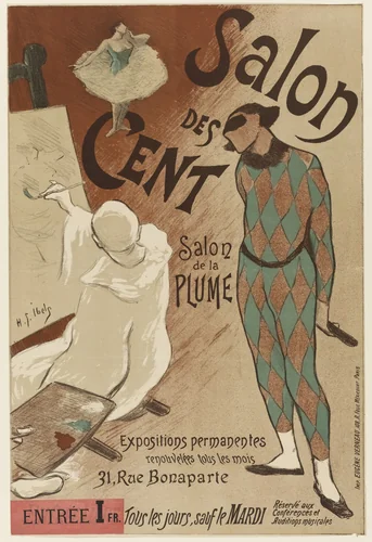 Salon des Cent by Henri Gabriel Ibels, print, 1894