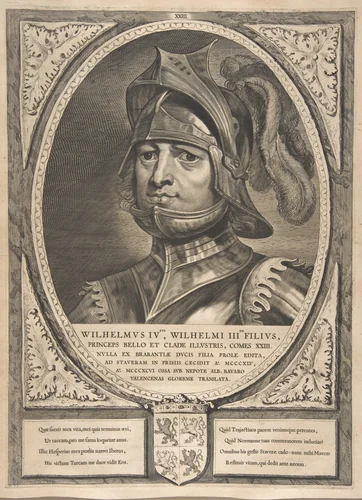 William IV from the series Counts and Countesses of Holland, Zeeland, and West-Frisia by Pieter Soutman, print, 1650