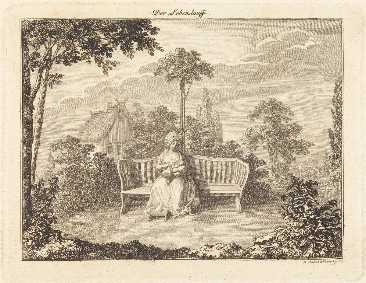 Infancy by Daniel Nikolaus Chodowiecki, print, 1793
