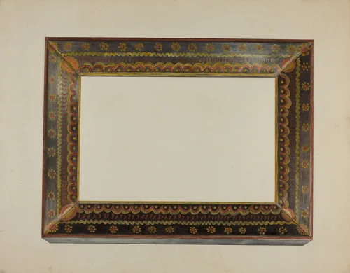 Pa. German Picture Frame by Raymond McGough, index of american design, 1940
