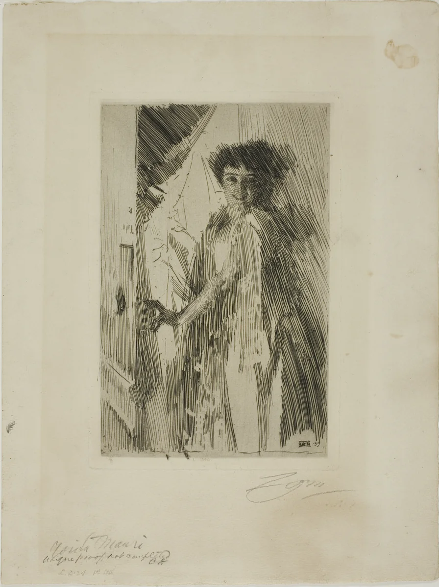 Rosita Mauri by Anders Zorn, print, 1889