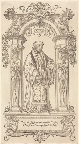 Erasmus of Rotterdam by Veit Specklin
Hans Holbein the Younger, print, 1533-1543