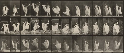 Plate Number 193. Dancing (fancy) by Eadweard Muybridge, photograph, 1887