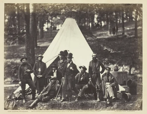 Scouts and Guides to the Army of the Potomac by Alexander Gardner, photograph, 1862