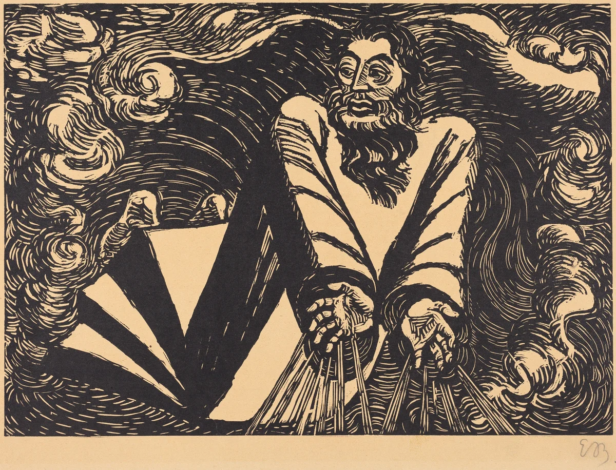 The First Day by Ernst Barlach, portfolio, 1920