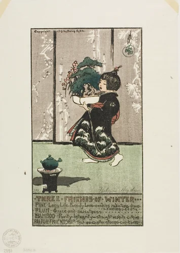 Three Friends of Winter by Helen Hyde, print, 1913