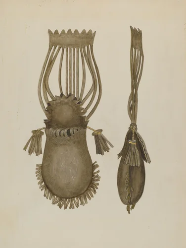 Buckskin Purse by Benjamin Bryant, index of american design, 1937