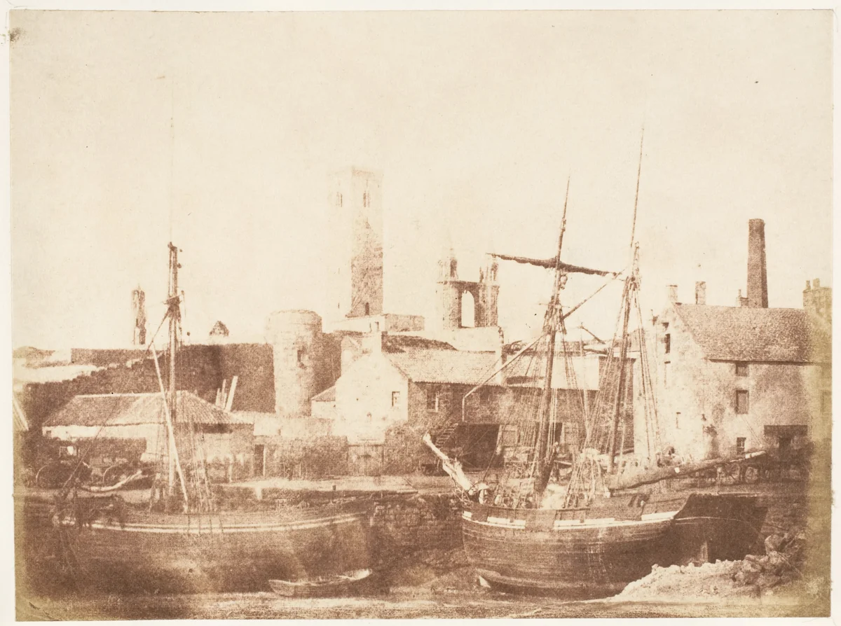 St. Andrews. The Harbor by Hill and Adamson, photograph, 1843-1847
