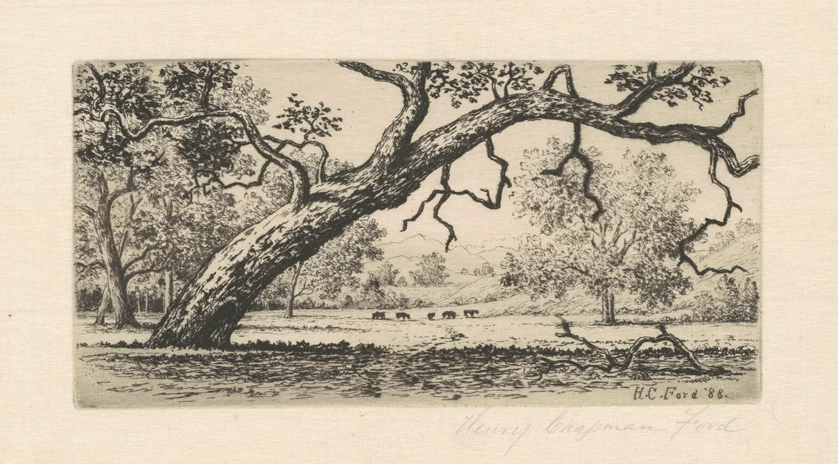 California Landscape by Henry Chapman Ford, print, 1888