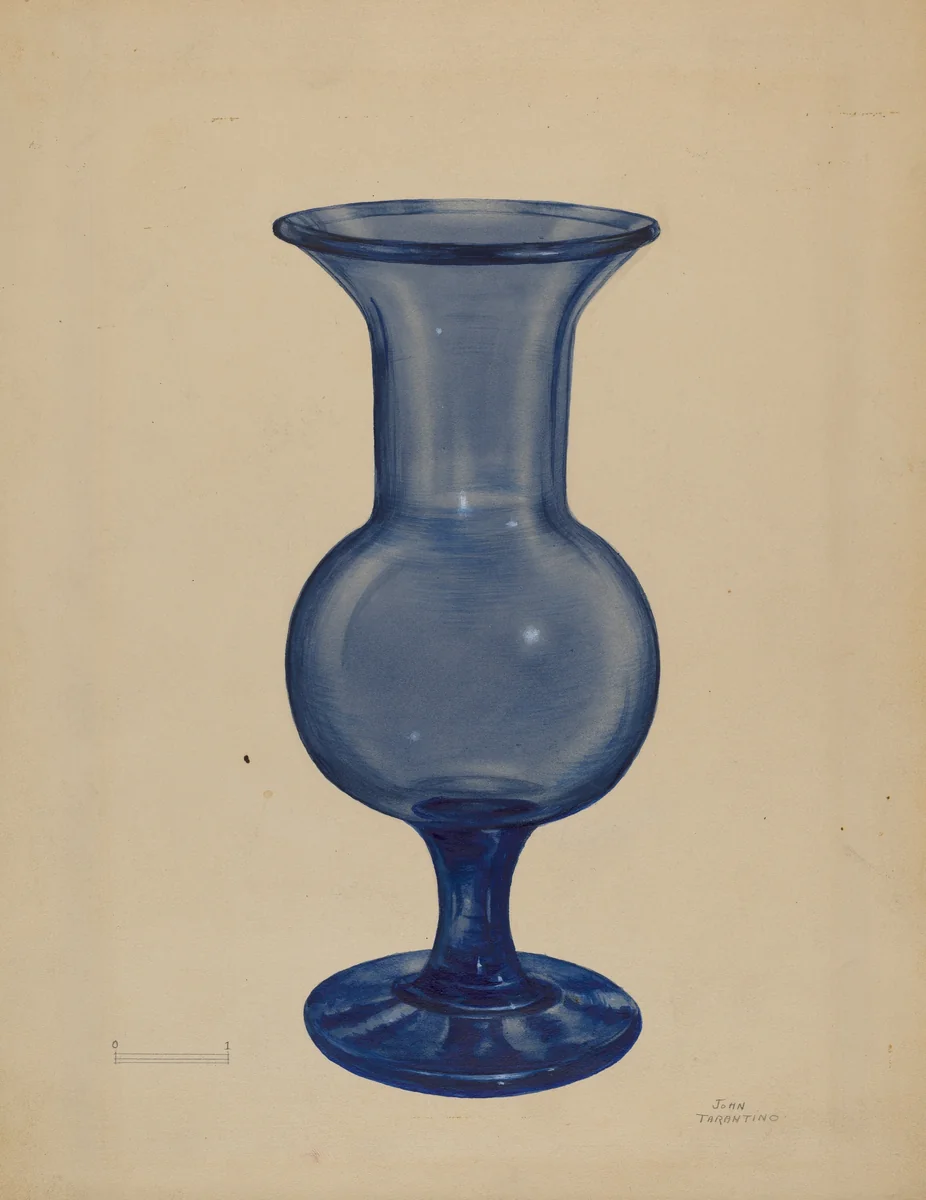 Vase by John Tarantino, index of american design, 1936
