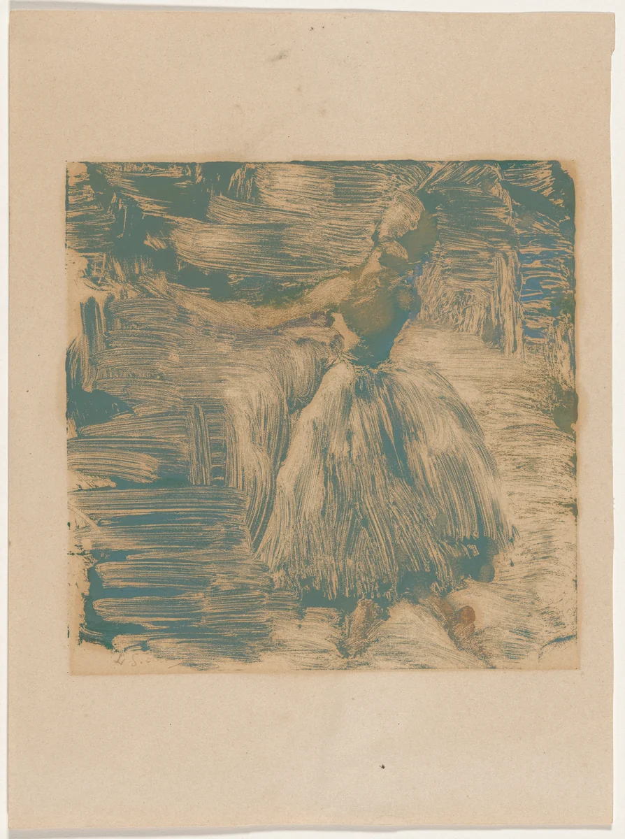 Ballerina by Henri Eugéne Le Sidaner, print, 1885-1905