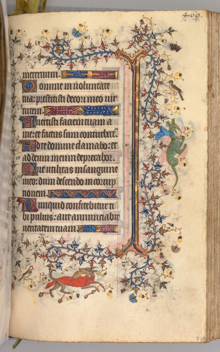 Hours of Charles the Noble, King of Navarre (1361-1425): fol. 229r, Text by Master of the Brussels Initials and Associates, book, 1400-1410