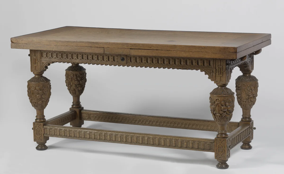 Draw-leaf table by anonymous, drawing, 1600-1625