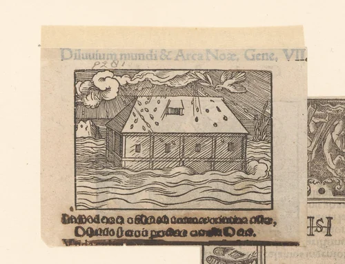 Zondvloed by anonymous, print, 1530-1533