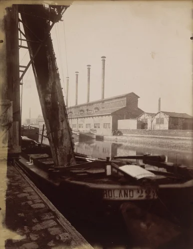 Canal Saint-Denis by Eugène Atget, photograph, 1925