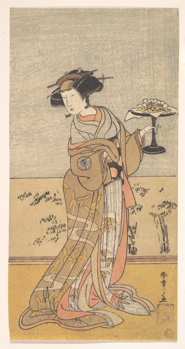 Kabuki Actor Nakamura Tomijūrō by Katsukawa Shunshô (勝川春章), print, 1777