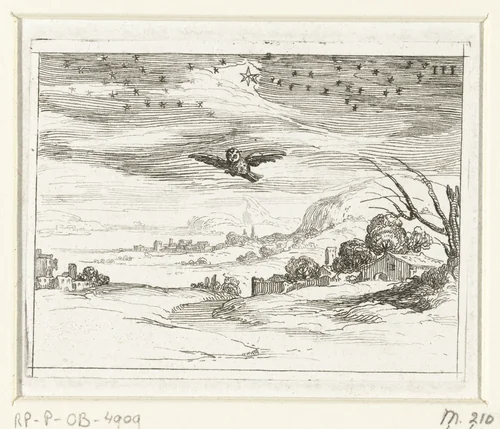 Ochtendgloren by Jacques Callot, print, 1625-1629