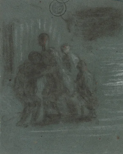 The Prodigal Son by Honoré Daumier, drawing, 1808-1879