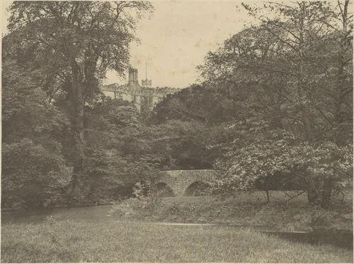 Lady Dorothy's Bridge, Haddon Hall by George Bankart, photograph, 1888