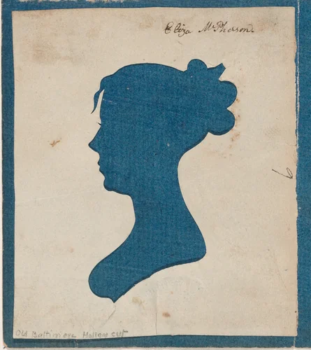 Silhouette of Eliza McPherson by W. Bruff, other, 1800-1900