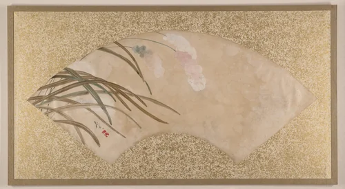 Flowers and Leaves by Shibata Zeshin (柴田是真), painting, 1867-1891