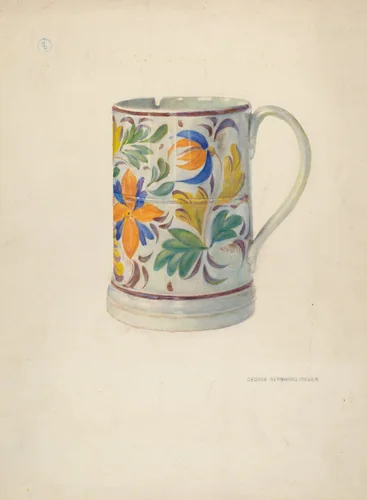 Mug by George B. Meyer, index of american design, 1942