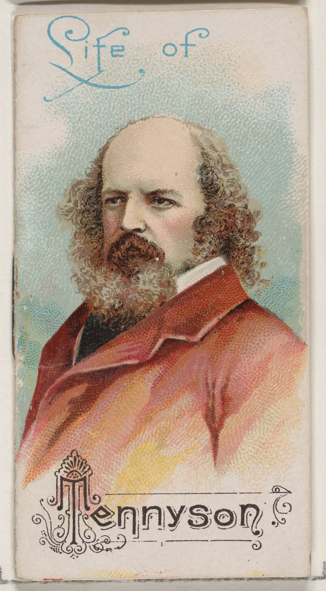 Life of Alfred Tennyson, from the Histories of Poor Boys and Famous People series of booklets (N79) for Duke brand cigarettes by W. Duke, Sons & Co., print, 1888