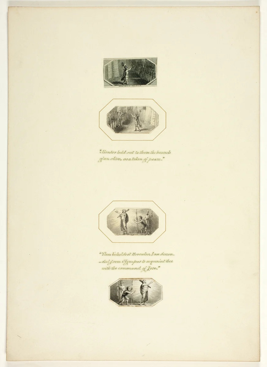 Plate from Telemachus by Thomas Stothard, print, 1793-1803