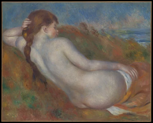Reclining Nude by Auguste Renoir, painting, 1883