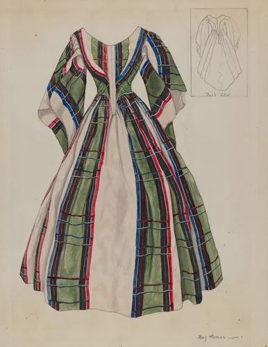 Dress by Mary E. Humes, index of american design, 1937