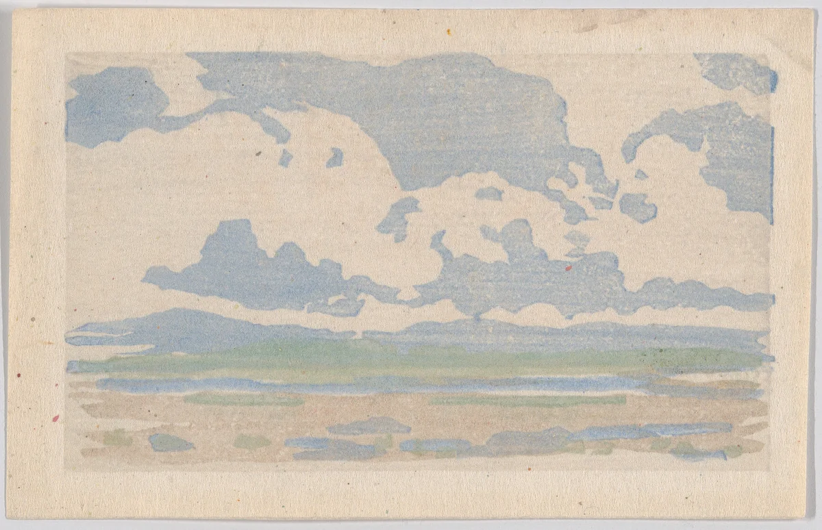 The Big Sky, or Marshes by Arthur Wesley Dow, print, 1907-1917