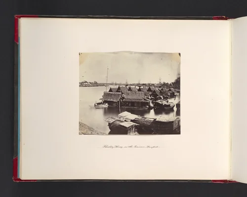[Floating Houses, Hong Kong] by John Thomson, photograph, 1865