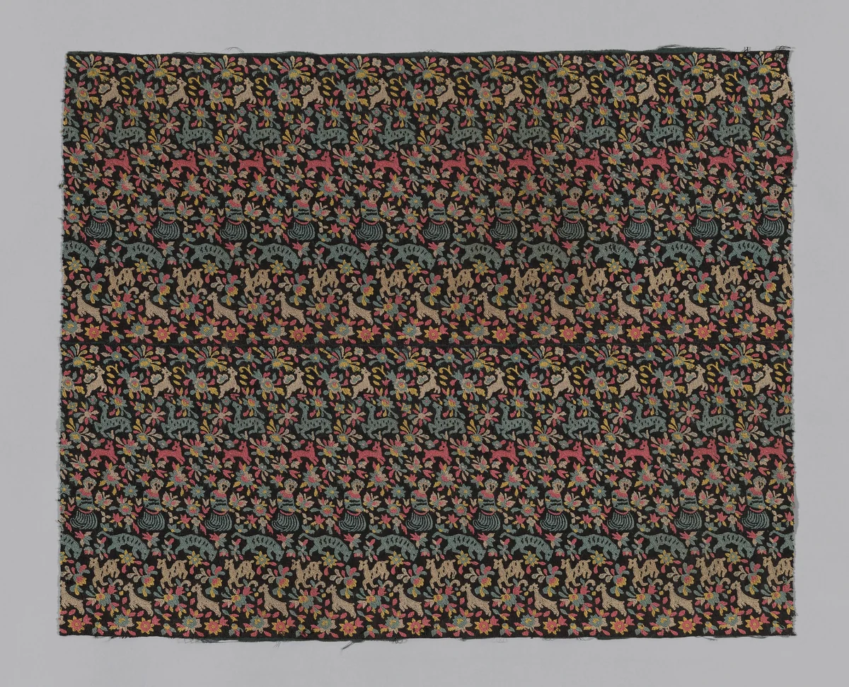 Dress Fabric by Iran, textile, 1801-1900