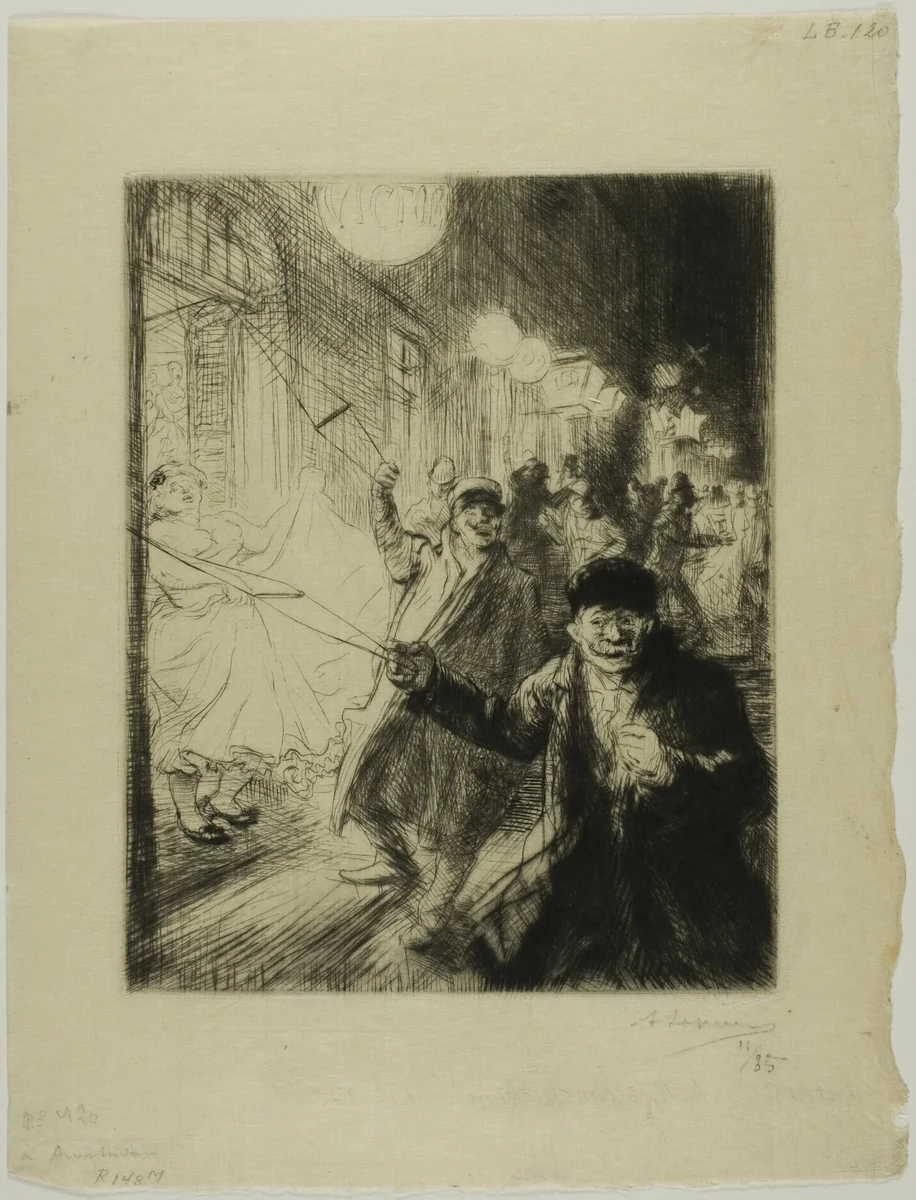 Le Nys, Amsterdam by Louis Auguste Lepère, print, 1901