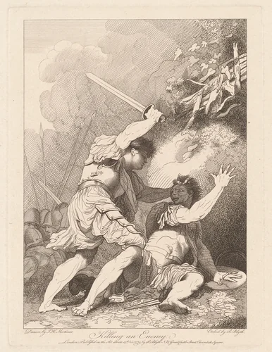 Killing an Enemy by Robert Blyth
John Hamilton Mortimer, print, 1779