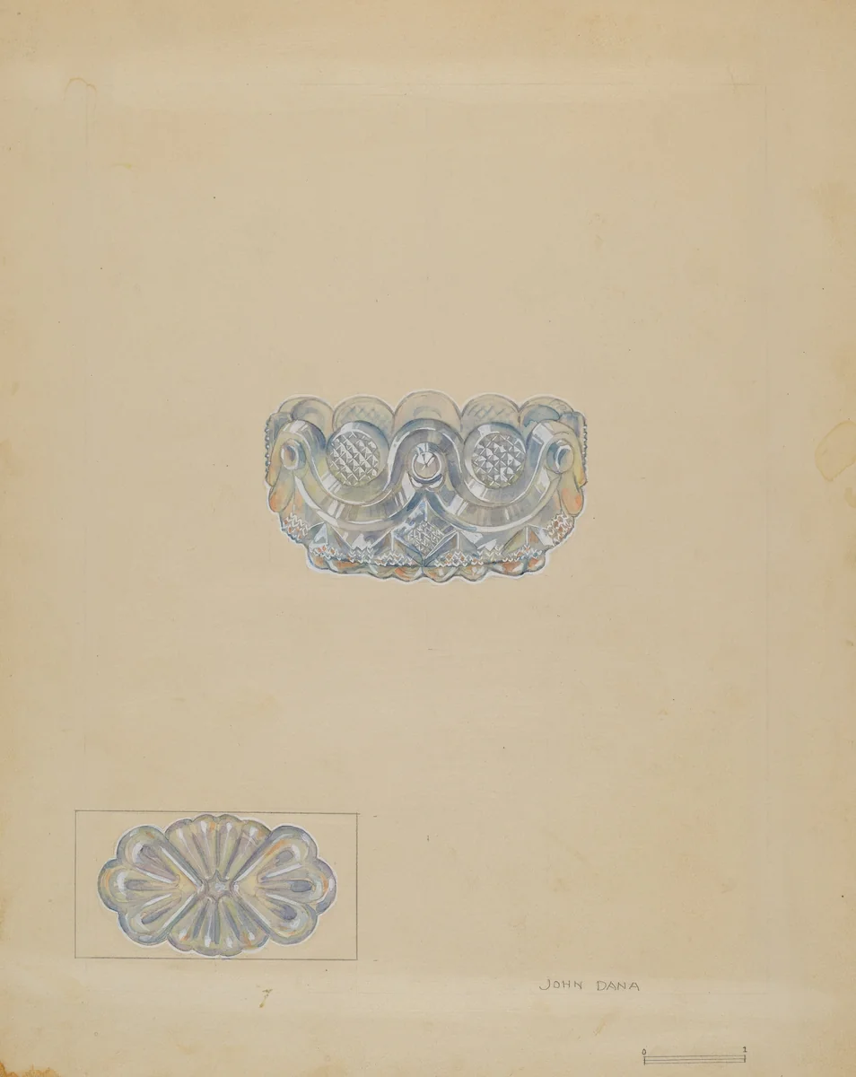 Salt Cellar by John Dana, index of american design, 1936