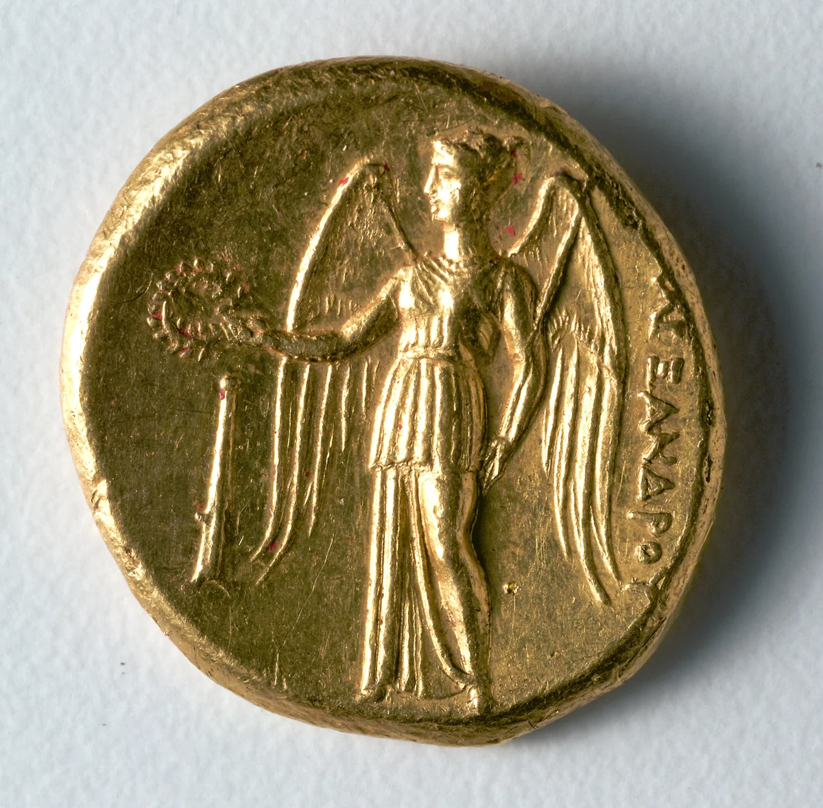 Stater: Nike (reverse) by Unknown, metalwork, -325--312
