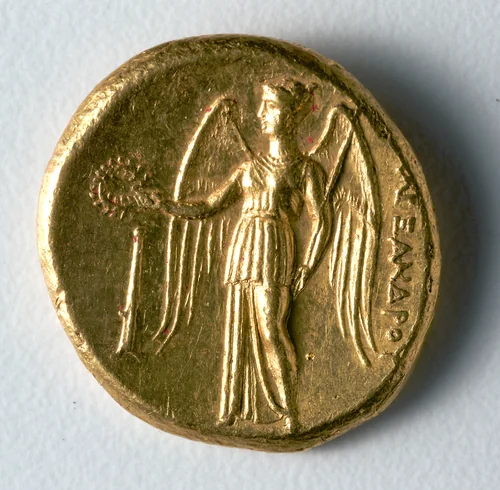 Stater: Nike (reverse) by Unknown, metalwork, -325--312