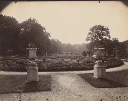Bagatelle by Eugène Atget, photograph, 1922