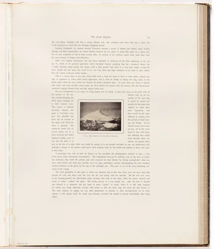 "Bergs passed on our way north to Tessiusak" by George P. Critcherson, John L. Dunmore, William Bradford, photograph, 1869