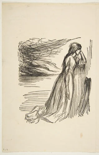 The Relief Fund in Lancashire (for "Once a Week," July 26, 1862) by James McNeill Whistler, print, 1862