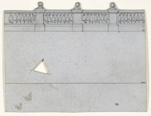 Design for a Stage Set at the Opéra, Paris by Eugène Cicéri, drawing, 1830-1890