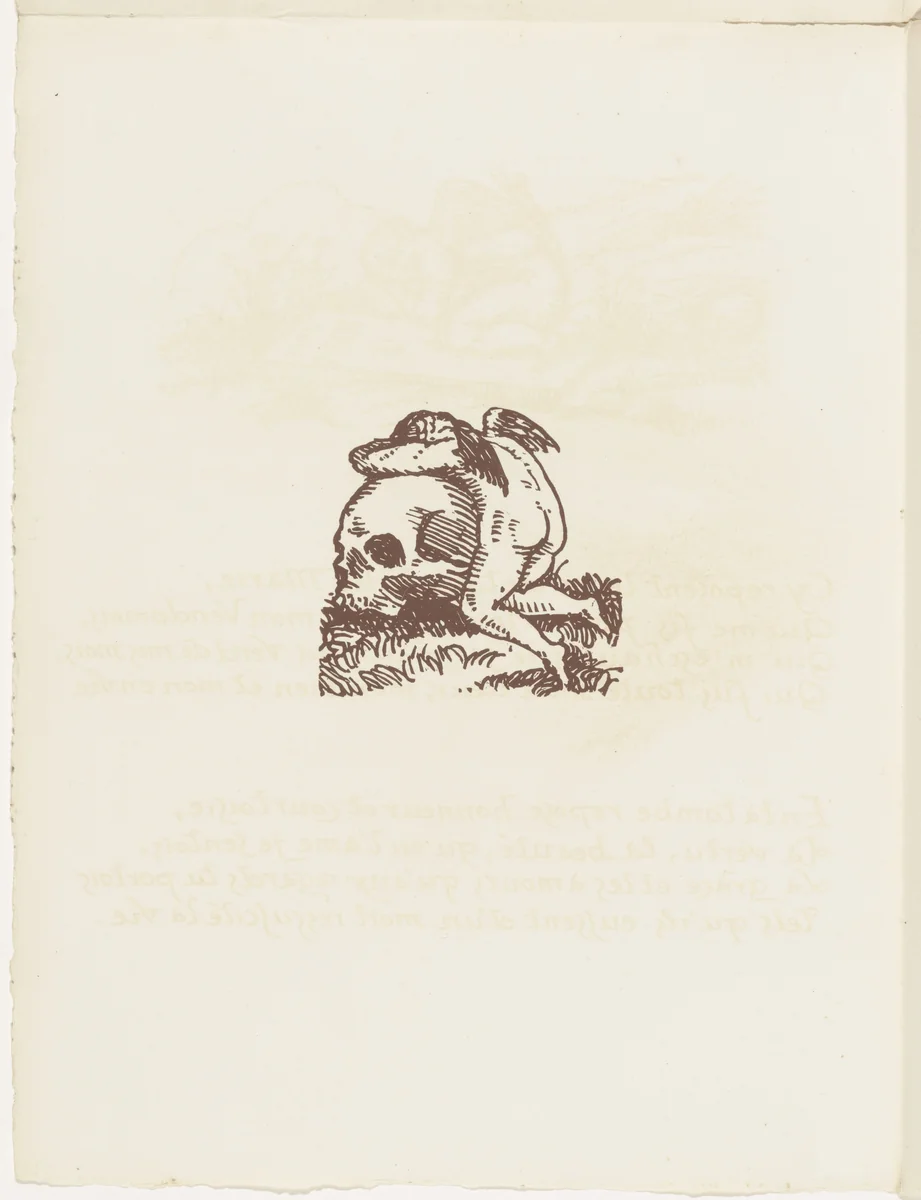 Vignette (folio 99 verso) from Les Amours (The Loves) by Émile Bernard, illustrated book, 1915