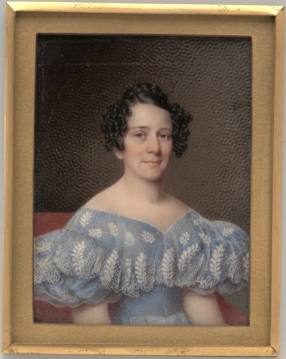 Portrait of a Lady by Alvan Clark, artwork, 1832-1835