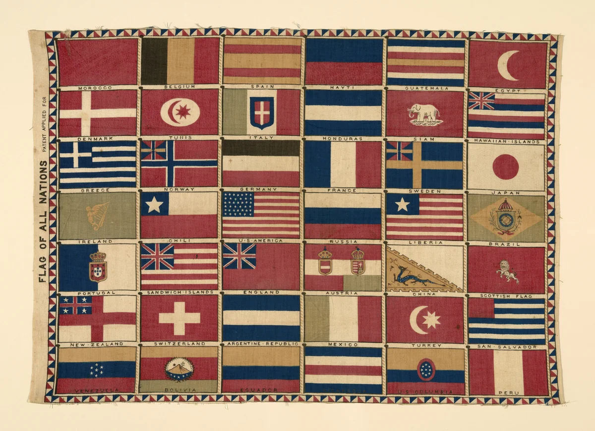 Panel (Furnishing Fabric) by United States, textile, 1876