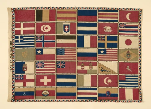 Panel (Furnishing Fabric) by United States, textile, 1876
