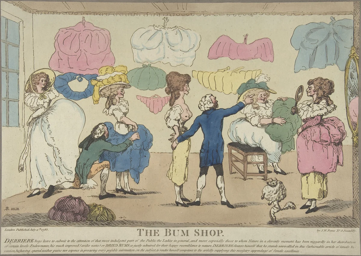 The Bum Shop by R. Rushworth, print, 1785